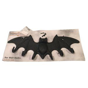 Haunted Manor BAT with HOOKS Black Metal Medium Weight Hardware Included